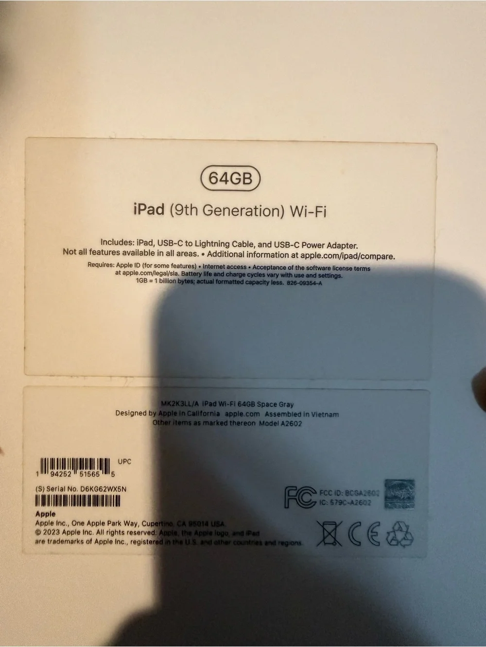 Apple iPad 9th Generation